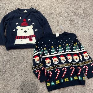 2pc sweater top shirt Christmas new year theme